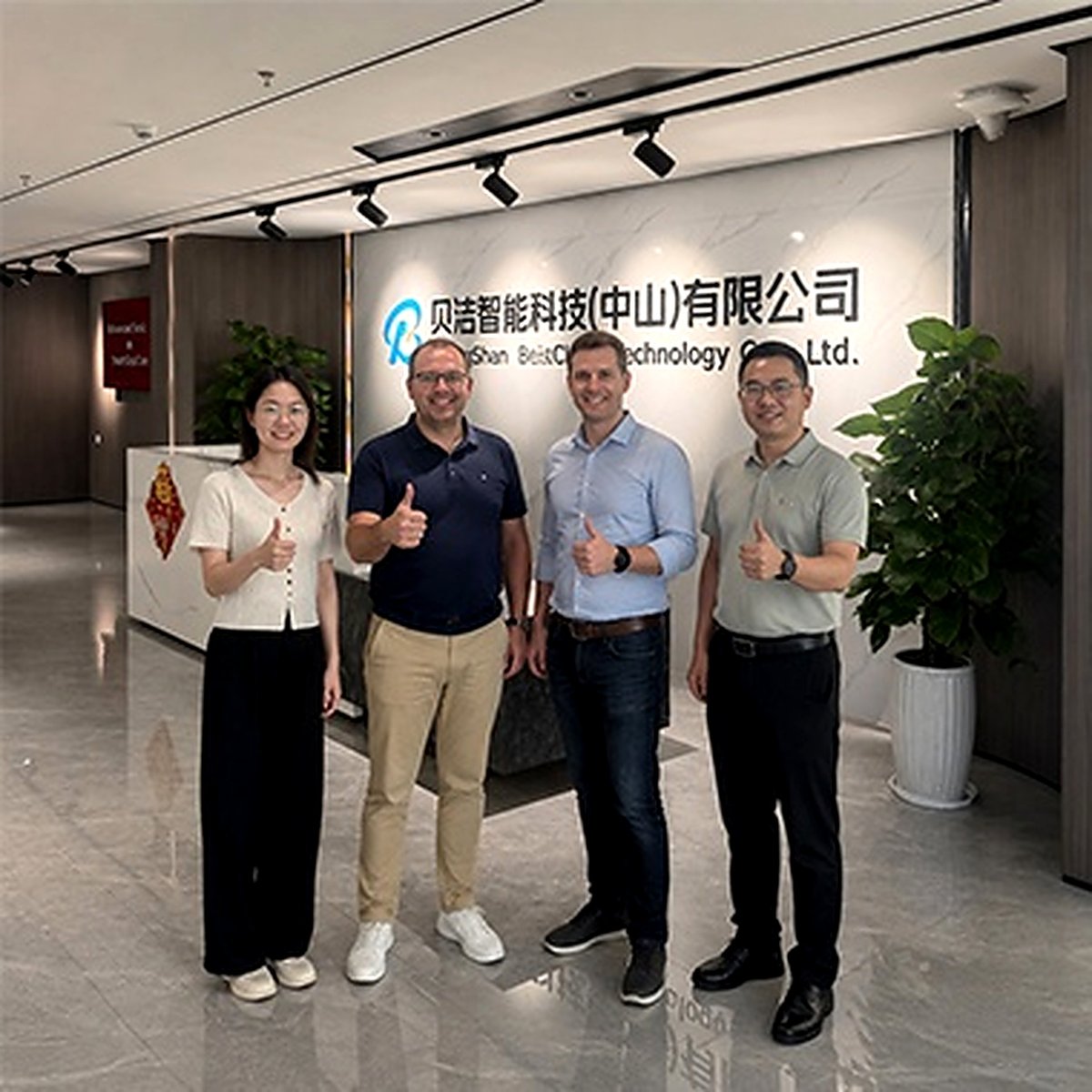 Client Visit Group Photo